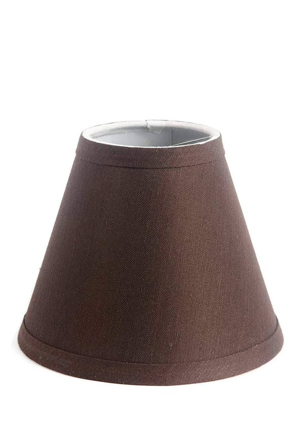 Urbanest Chandelier Pure Linen Shade, Espresso, 3 x 6 x 5, Clip On