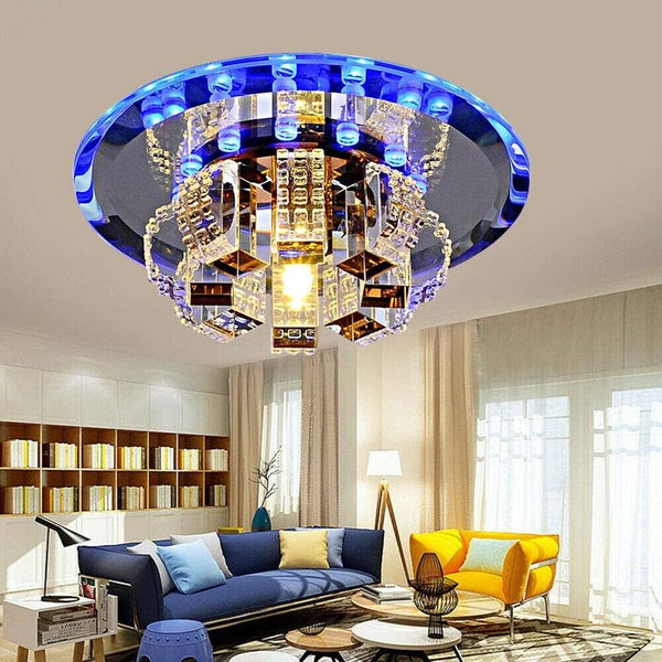 Crystal Chandelier LED Lamp House of Hampton, Home Lighting Fixture